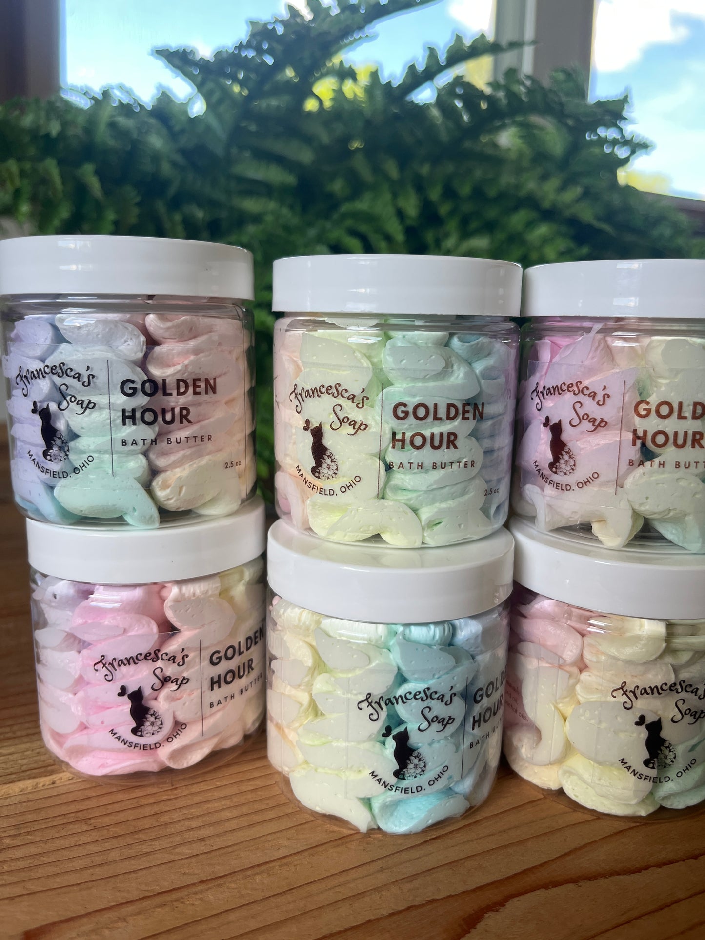 Rainbow Body Bath Butter – Golden Hour