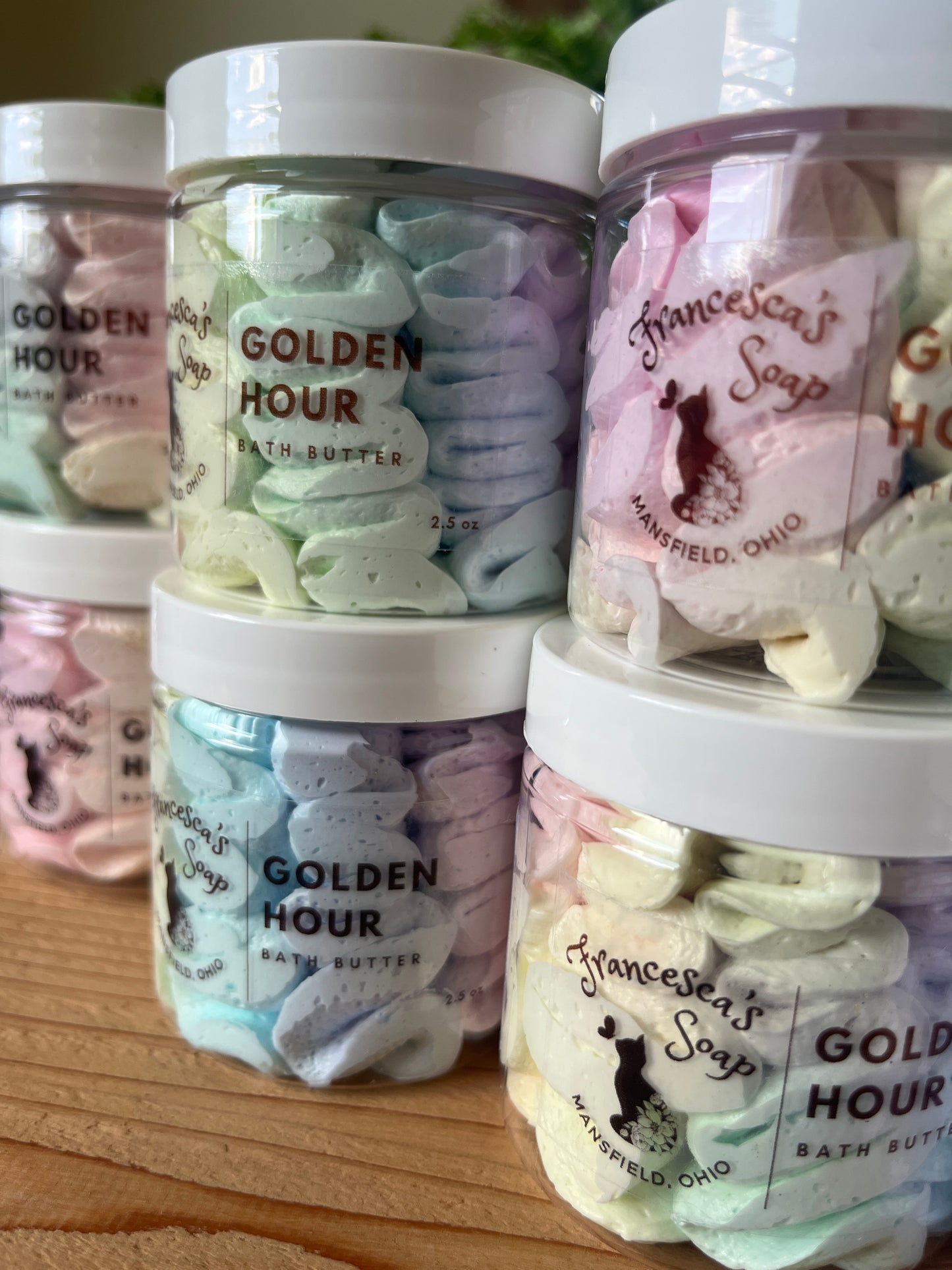 Rainbow Body Bath Butter – Golden Hour