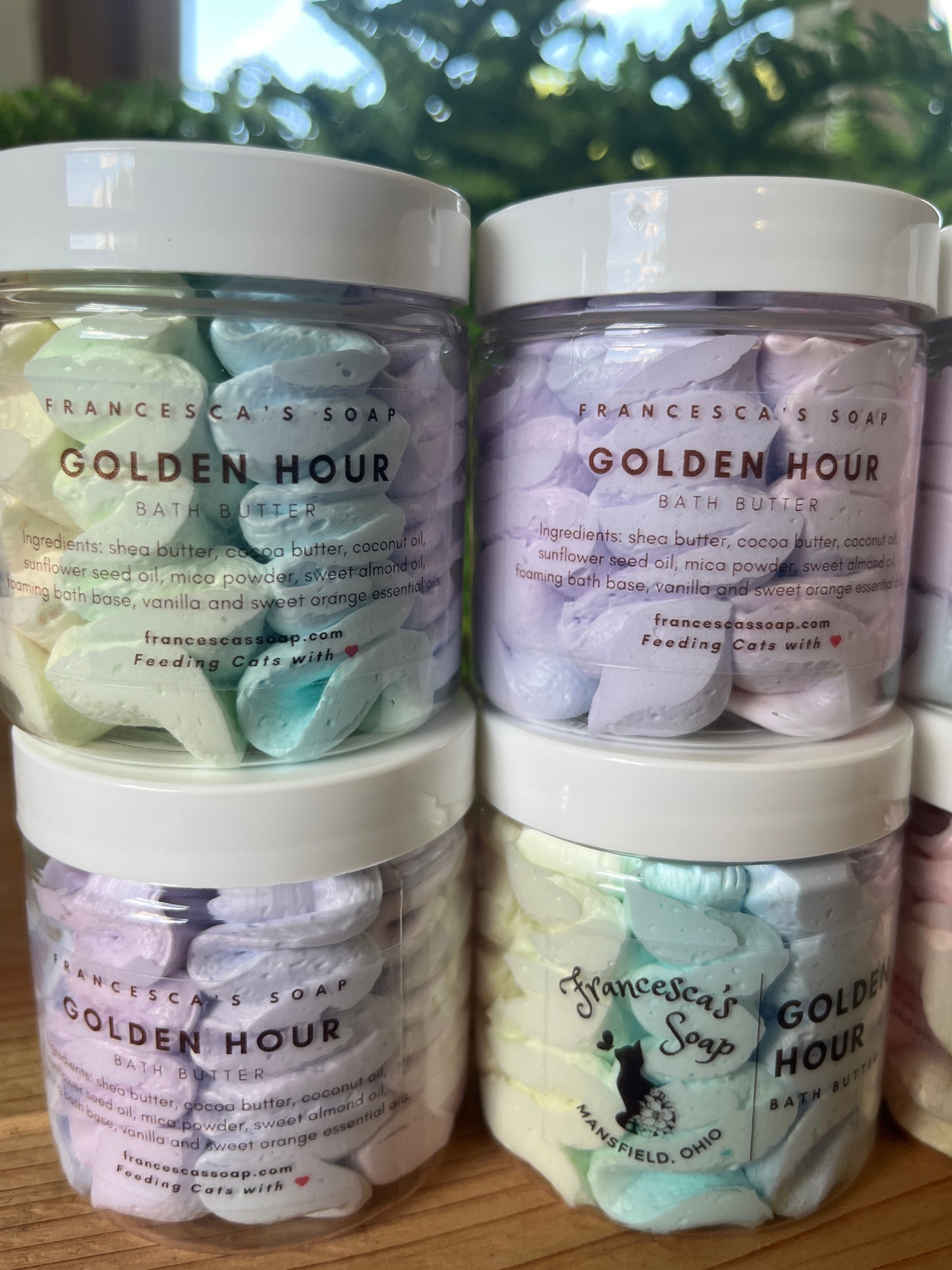 Rainbow Body Bath Butter – Golden Hour