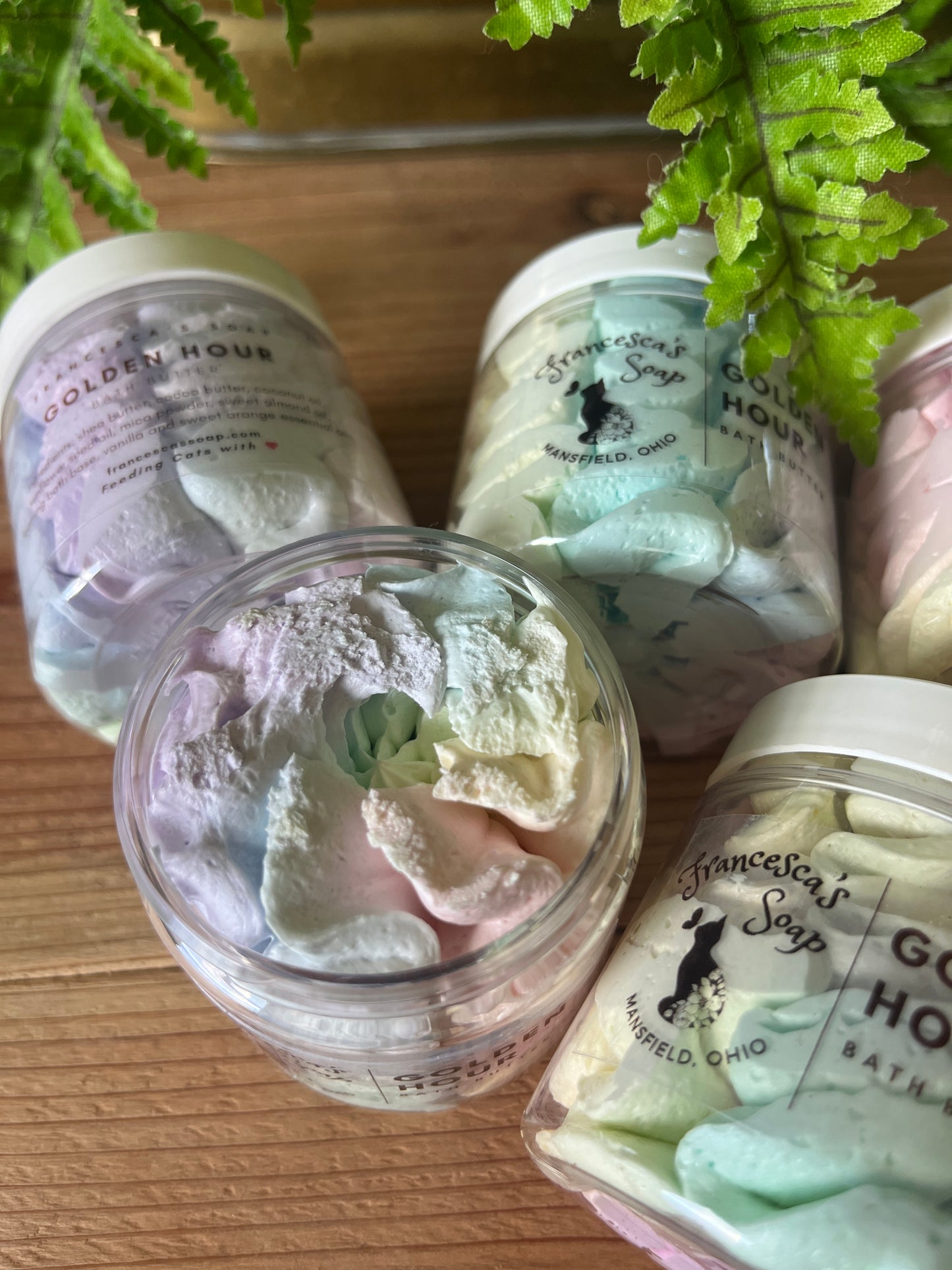Rainbow Body Bath Butter – Golden Hour