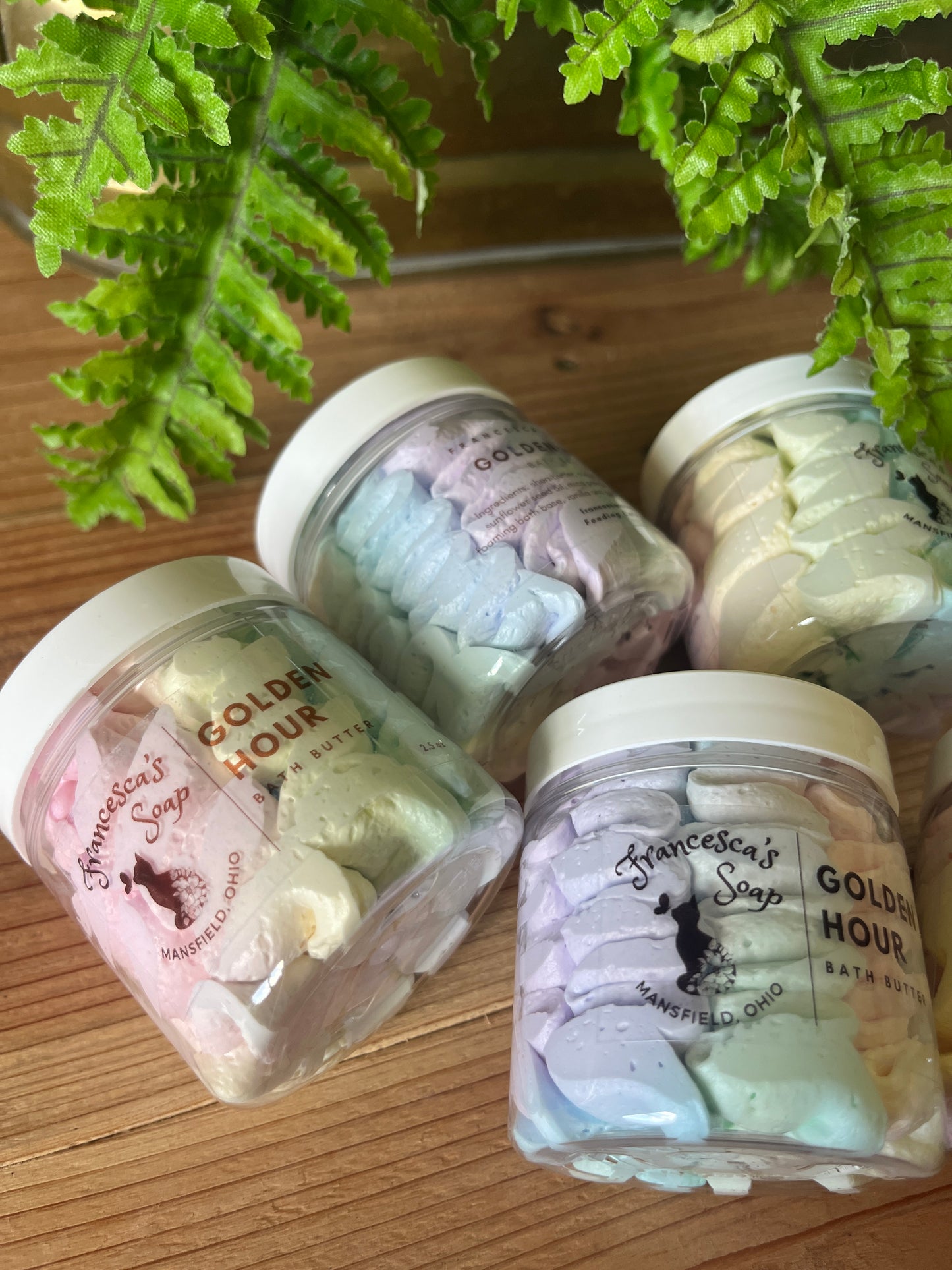 Rainbow Body Bath Butter – Golden Hour