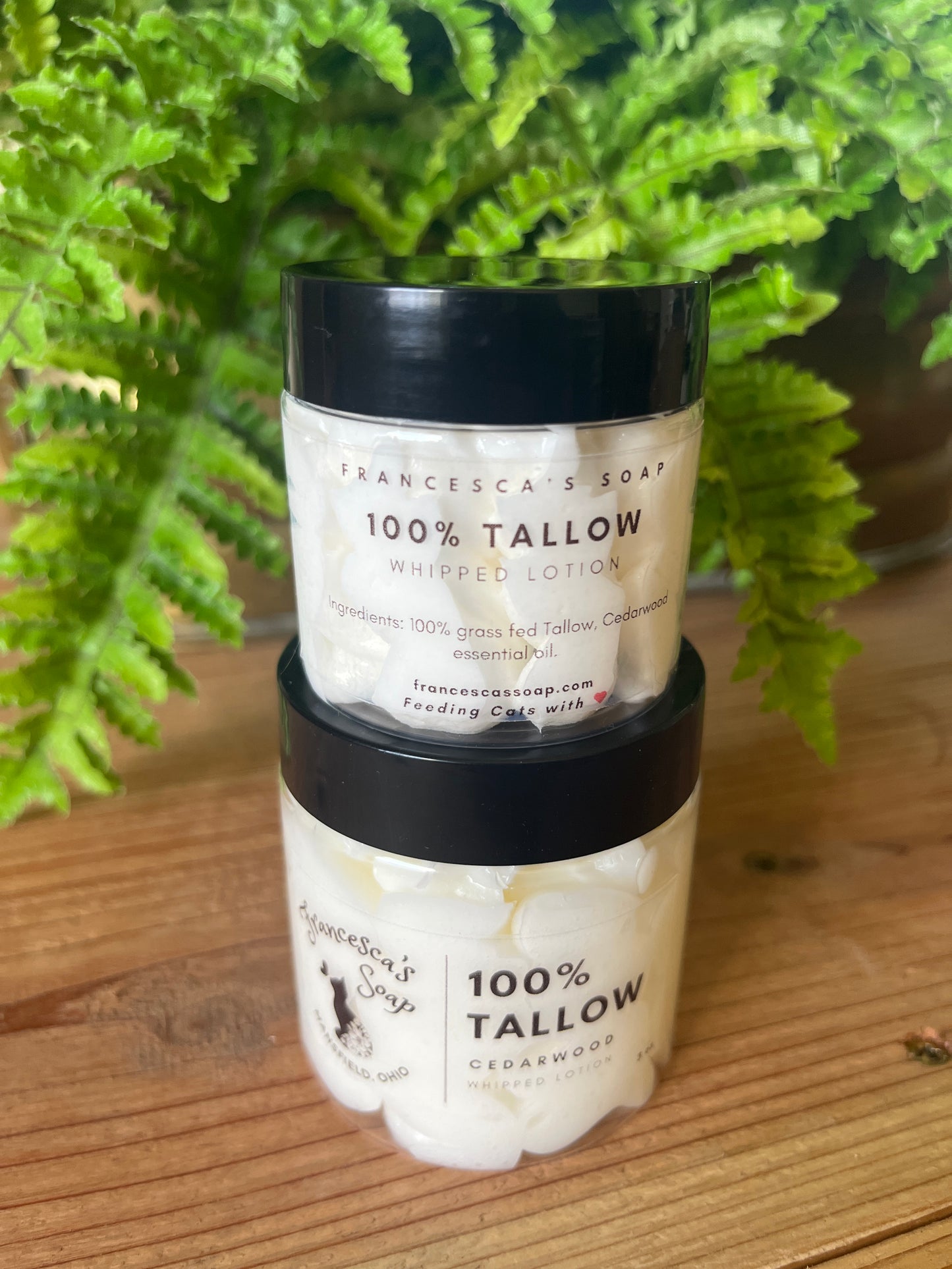 Cedar Wood Whipped Tallow Lotion