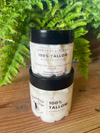 Cedar Wood Whipped Tallow Lotion
